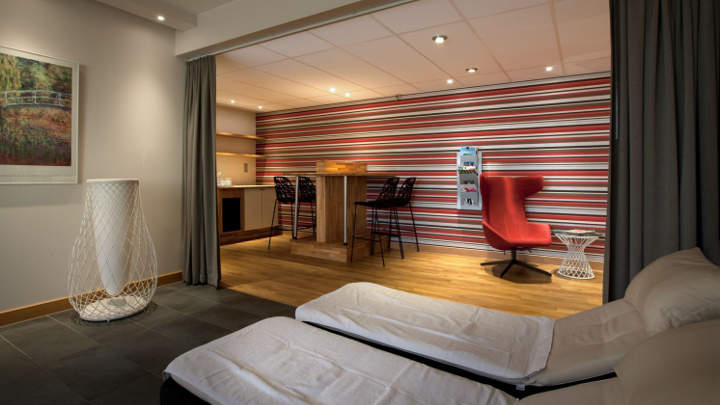 Spa στο Spar Hotel φωτισμένο με φωτισμό ξενοδοχείων της Philips, η προφανής λύση φωτισμού για αυτό το έργο 