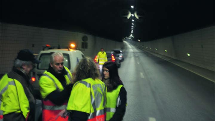 Σήραγγα Lundbytunnel φωτισμένη από την Philips