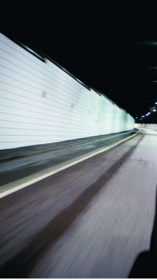 Σήραγγα Lundbytunnel φωτισμένη από την Philips