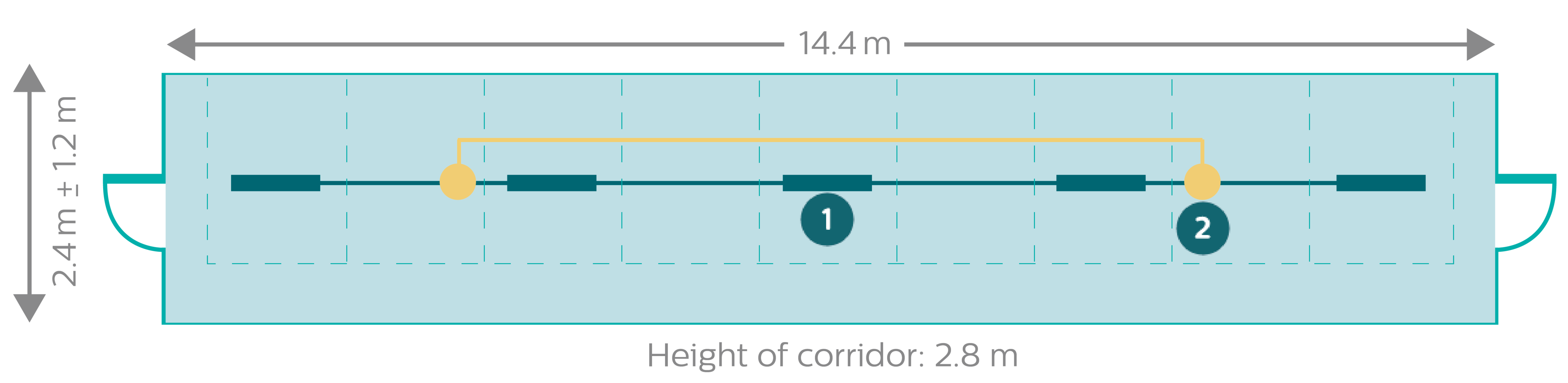 corridor floor paln