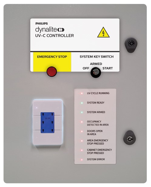 Σύστημα ελέγχου Philips Dynalite UV-C για την απολύμανση επιφανειών