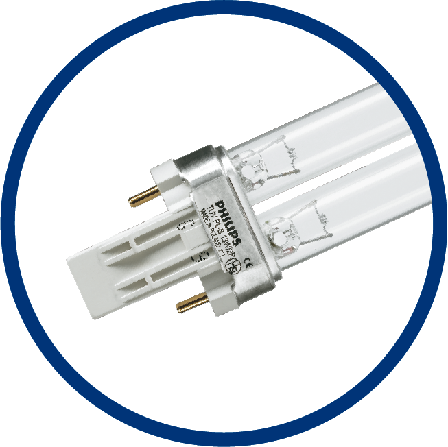 Εικόνα λαμπτήρα απολύμανσης με UV-C