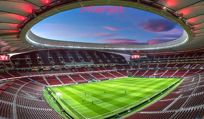 Άποψη του σταδίου Wanda Metropolitano